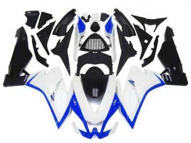 Carenados Moto Aprilia RSV4 1000 2009-2015 - Blanco Azul Negro Baratos