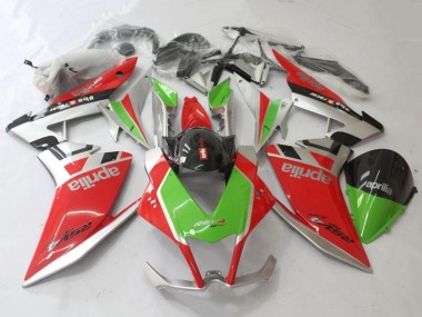 Carenado Moto Aprilia RSV4 1000 2009-2015 - Rojo Plata Verde Negro Baratos