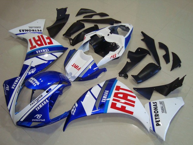 Carenados Moto Yamaha YZF R1 2009-2011 - Blanco Azul Rojo Fiat Baratos