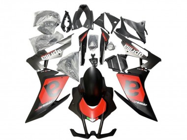Carenados Moto Aprilia RSV4 1000 2009-2015 - Negro Mate Rojo Blanco Baratos