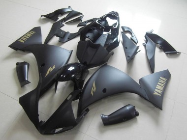 Carenados Moto Yamaha YZF R1 2009-2011 - Negro Brillante Negro Mate Oro Calcomanías Baratos