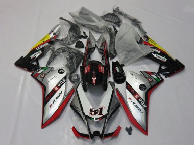 Carenados Moto Aprilia RSV4 1000 2009-2015 - Plata Rojo Negro Amarillo Baratos