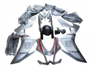Carenados Moto Aprilia RSV4 1000 2016-2020 - Plata Gris Rojo Negro Baratos
