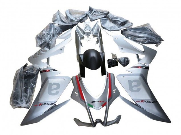 Carenados Moto Aprilia RSV4 1000 2016-2020 - Plata Gris Rojo Negro Baratos