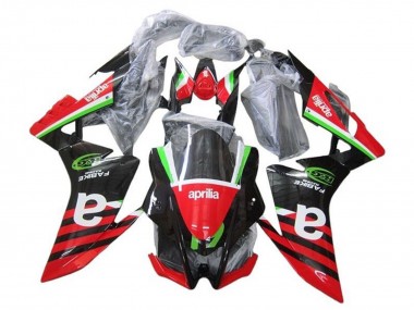 Carenados Moto Aprilia RSV4 1000 2016-2020 - Rojo Negro Verde Raya Baratos