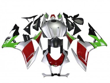 Kits Carenado Moto Aprilia RSV4 1000 2016-2020 - Plata Rojo Negro Verde Baratos