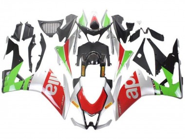 Carenados Moto Aprilia RSV4 1000 2016-2020 - Plata Rojo Negro Verde Baratos