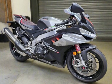 Carenados Moto Aprilia RSV4 1100 2021-2024 - Plata Brillante Negro Mate Baratos