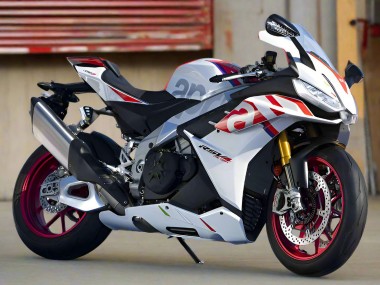 Carenados Moto Aprilia RSV4 1100 2021-2024 - Blanco Rojo Azul Baratos
