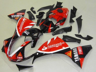 Carenados Moto Yamaha YZF R1 2009-2011 - Rojo Negro Blanco Santander Fimer Baratos