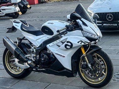 Carenados Moto Aprilia RSV4 1100 2021-2024 - Blanco Negro Baratos