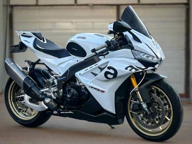 Carenados Moto Aprilia RSV4 1100 2021-2024 - Blanco Negro Baratos