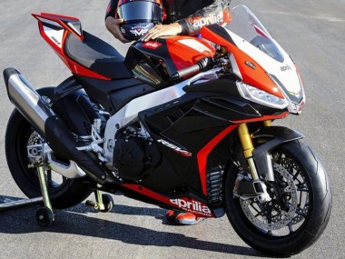 Carenados Moto Aprilia RSV4 1100 2021-2024 - Negro Rojo Blanco Baratos