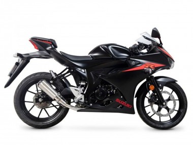 Carenados Moto Suzuki GSXR125 2017-2025 - Negro Rojo Raya Baratos