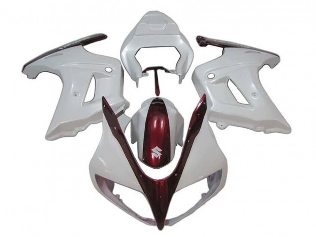 Carenados Moto Suzuki SV650 2003-2013 - Blanco Rojo Caramelo Baratos