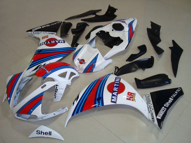 Carenados Moto Yamaha YZF R1 2009-2011 - Blanco Azul Rojo Negro Martini Baratos