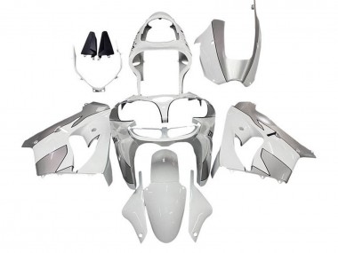 Carenados Moto Kawasaki ZX9R 2000-2001 - Blanco Plata Baratos