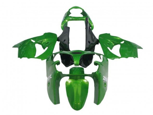 Carenados Moto Kawasaki ZX9R 2000-2001 - Verde Negro Baratos