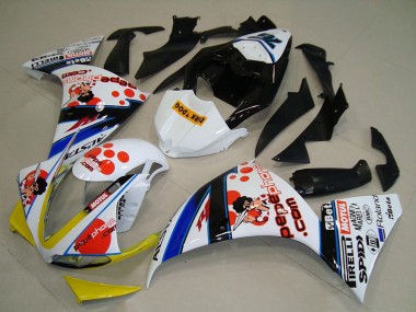 Carenados Moto Yamaha YZF R1 2009-2011 - Blanco Rojo Amarillo Negro Pepe Phone Dark Dog Baratos