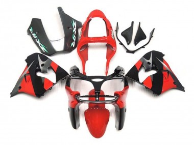 Carenados Moto Kawasaki ZX9R 2002-2003 - Rojo Negro Plata Baratos