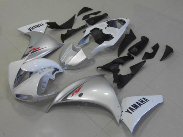 Carenados Moto Yamaha YZF R1 2009-2011 - Blanco Plata Baratos