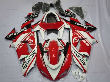 Carenados Moto Kawasaki ZX10R 2006-2007 - Blanco Rojo Negro Amauda 883 Heidron Baratos