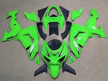 Carenados Moto Kawasaki ZX10R 2006-2007 - Verde Blanco Negro Baratos
