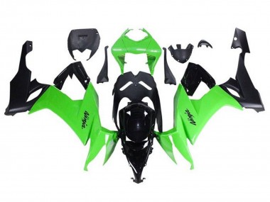 Carenados Moto Kawasaki ZX10R 2008-2010 - Verde Negro Baratos