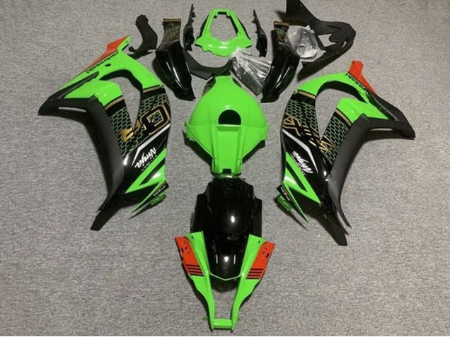 Carenados Moto Kawasaki ZX10R 2011-2015 - Verde Negro Rojo Honeycomb Baratos