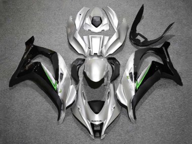 Carenados Moto Kawasaki ZX10R 2016-2020 - Plata Verde Negro Baratos