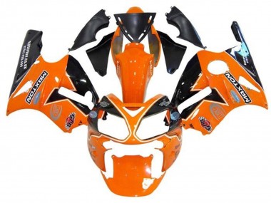 Carenados Moto Kawasaki ZX12R 2000-2001 - Naranja Negro Blanco Maxton Baratos