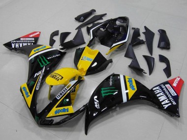 Carenados Moto Yamaha YZF R1 2012-2014 - Amarillo Blanco Negro Rojo Verde Monstruo Baratos