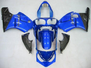Carenado Moto Kawasaki ZX12R 2002-2006 - Azul Negro Brillante Baratos