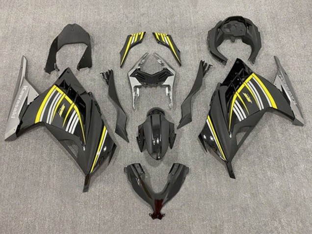 Carenados Moto Kawasaki EX300 2013-2024 - Amarillo Plata Negro Brillante Negro Mate Baratos