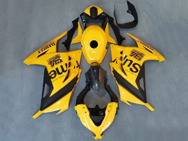 Carenados Moto Kawasaki EX300 2013-2024 - Amarillo Negro Supreme Baratos