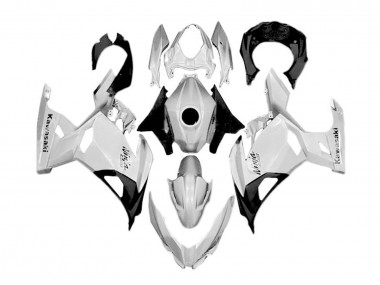 Carenados Moto Kawasaki Ninja 400 2018-2024 - Blanco Plata Negro Baratos