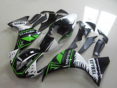 Carenados Moto Yamaha YZF R1 2012-2014 - Blanco Negro Verde Monstruo Baratos