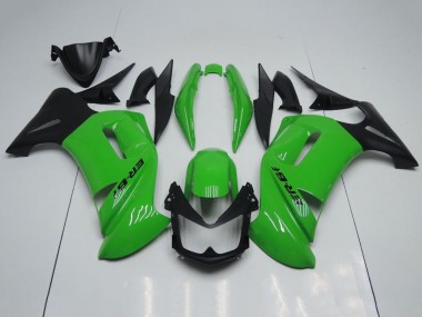 Carenados Moto Kawasaki Ninja 650 EX650 2006-2008 - Verde Negro Baratos