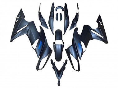 Carenados Moto Kawasaki Ninja 650 EX650 2009-2011 - Negro Mate Azul Baratos