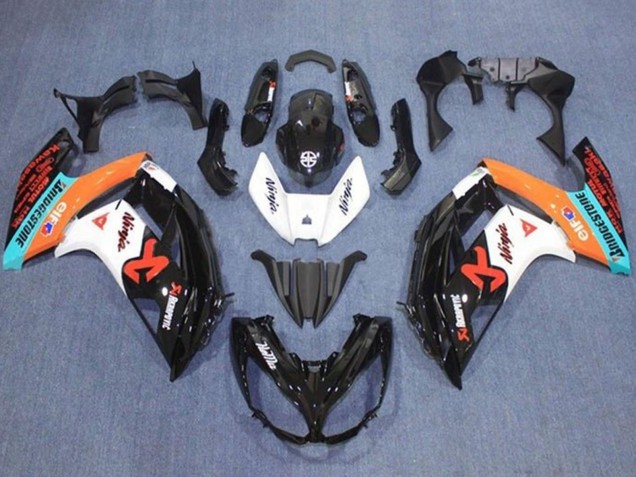 Carenados Moto Kawasaki Ninja 650 EX650 2012-2016 - Negro Brillante Blanco Naranja Azul Rojo Baratos