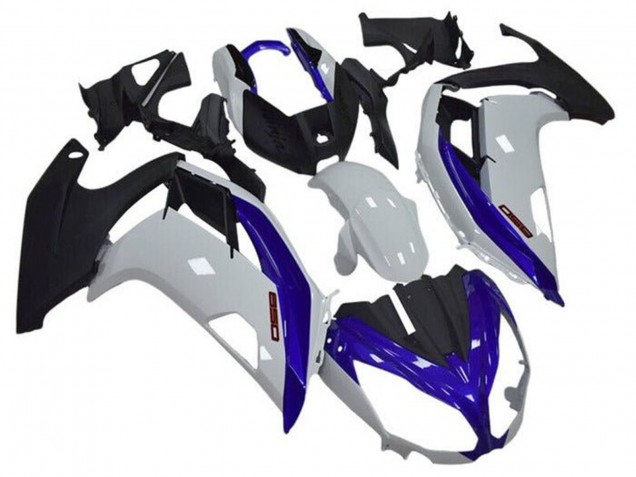 Carenados Moto Kawasaki Ninja 650 EX650 2012-2016 - Blanco Azul Negro Mate Baratos