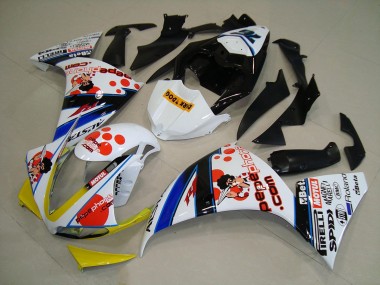 Carenados Moto Yamaha YZF R1 2012-2014 - Blanco Naranja Amarillo Azul Negro Pepe Phone Baratos