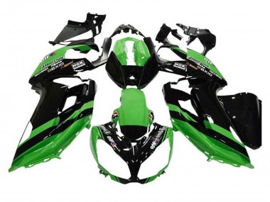 Carenados Moto Kawasaki Ninja 650 EX650 2012-2016 - Verde Negro Raya Baratos