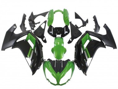 Carenados Moto Kawasaki Ninja ER6F 2012-2014 - Verde Negro Baratos