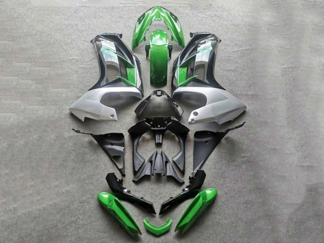 Carenados Moto Kawasaki Ninja 650 EX650 2012-2016 - Verde Gris Negro Baratos