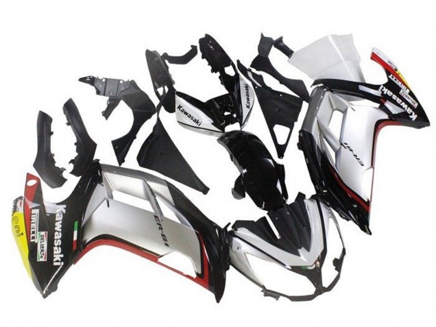 Carenados Moto Kawasaki Ninja ER6F 2012-2014 - Plata Negro Rojo Amarillo Baratos