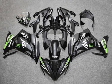 Carenados Moto Kawasaki Ninja 650 EX650 2017-2019 - Negro Mate Verde Blanco Monstruo Baratos