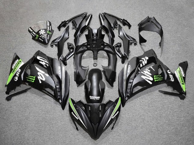 Carenados Moto Kawasaki Ninja 650 EX650 2017-2019 - Negro Mate Verde Blanco Monstruo Baratos