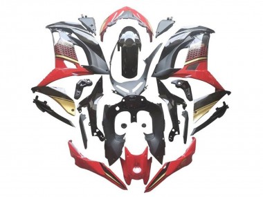Carenados Moto Kawasaki Ninja 650 EX650 2017-2019 - Rojo Negro Oro Baratos
