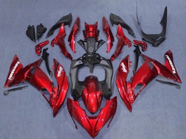 Carenado Moto Kawasaki Ninja 650 EX650 2017-2019 - Rojo Negro Blanco Baratos